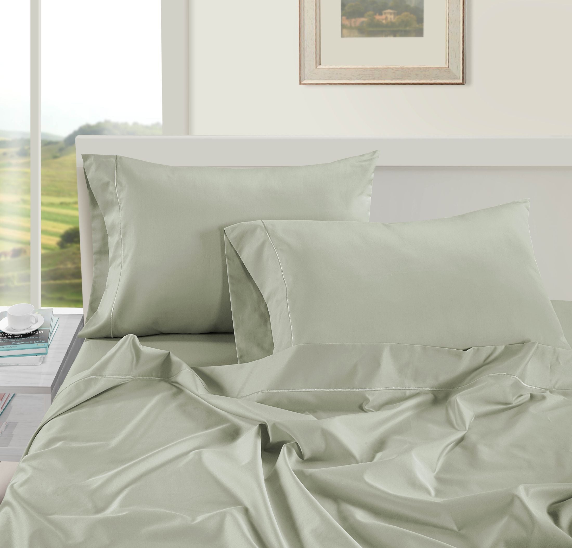 1000TC Pure Egyptian Cotton Sheet Set - Mineral